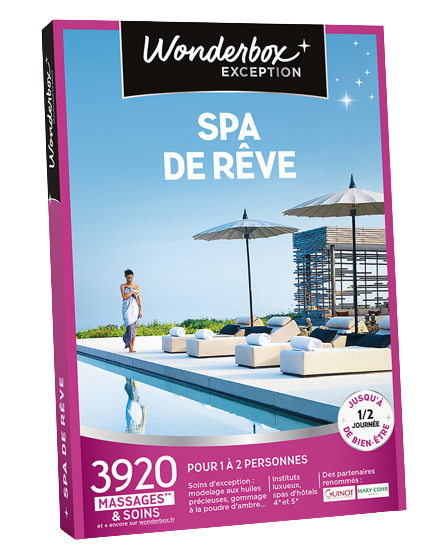 Visuel de la box spa de rêve de chez Wonderbox